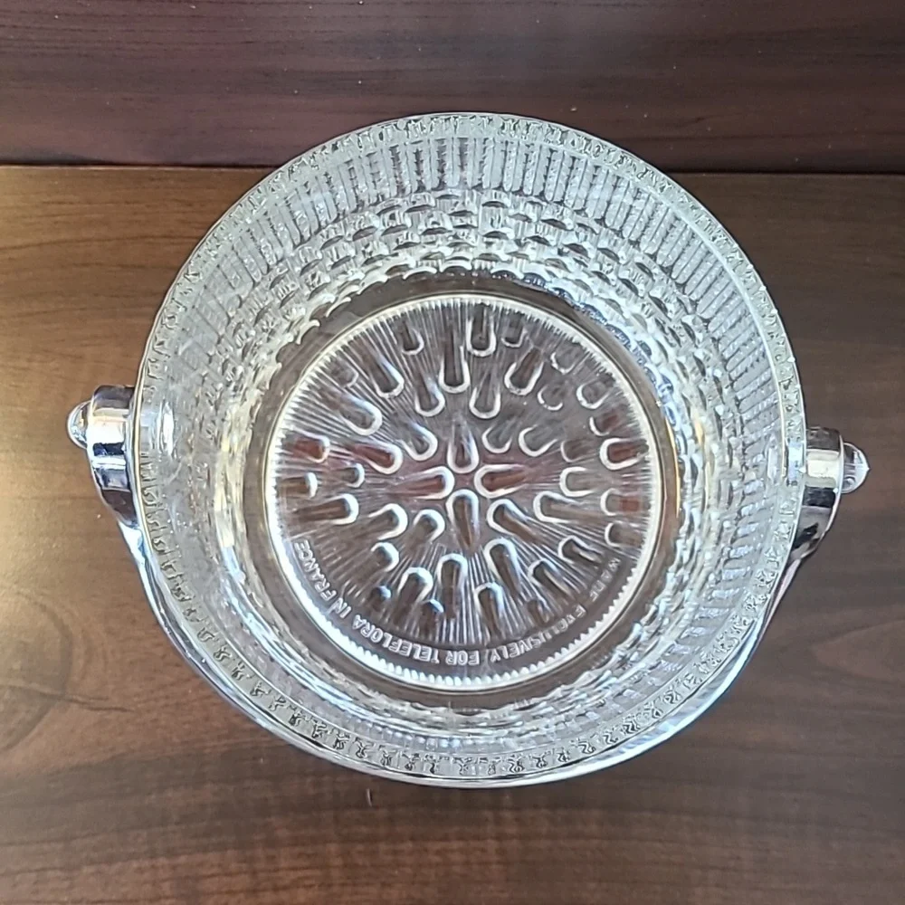 Vintage Teleflora Glass Ice Bucket